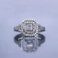 0.70 Carat Diamond Wrap Baguette Ring