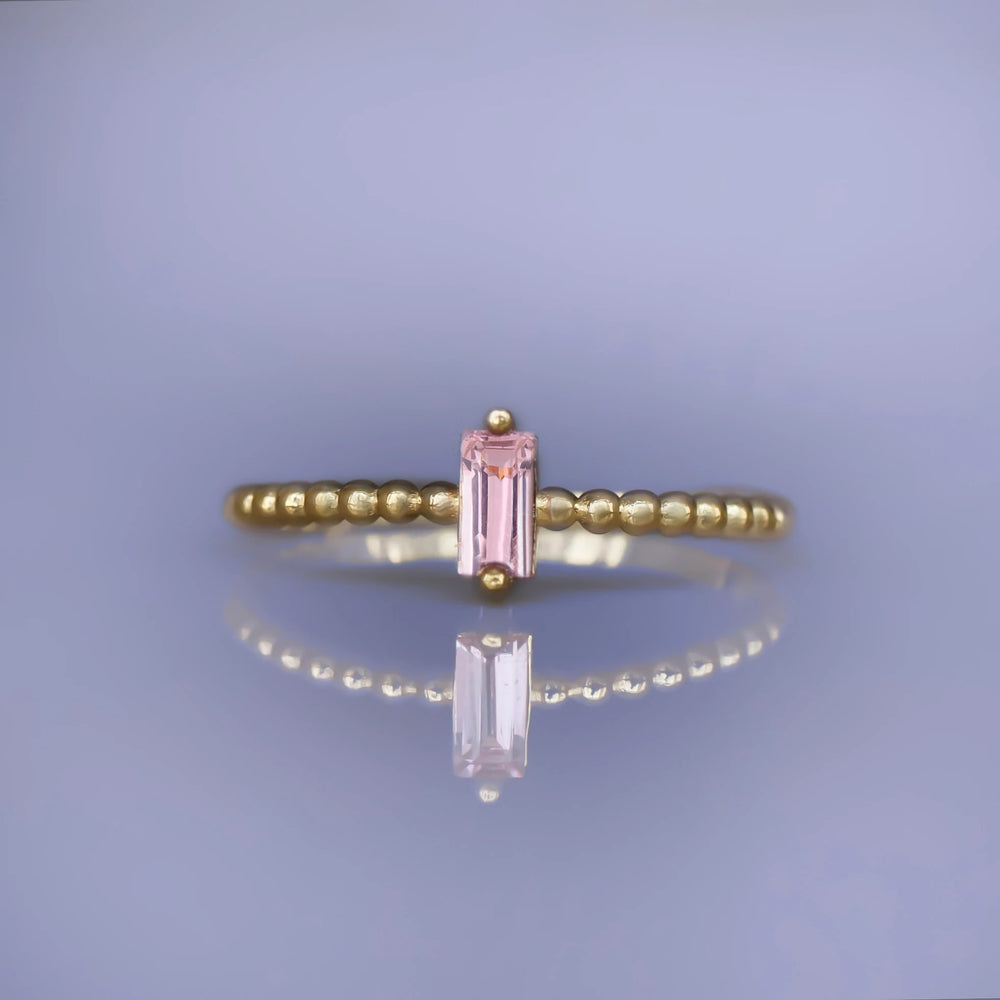 Baguette Pink Tourmaline