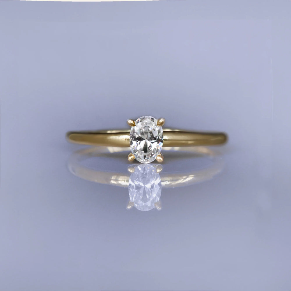 Oval Diamond Ring