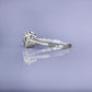 0.55 Carat Square Diamond Ring