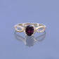 Diamond Tourmaline Ring