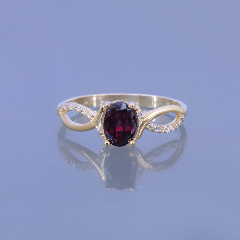 Diamond Tourmaline Ring