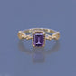 Amethyst Design Ring