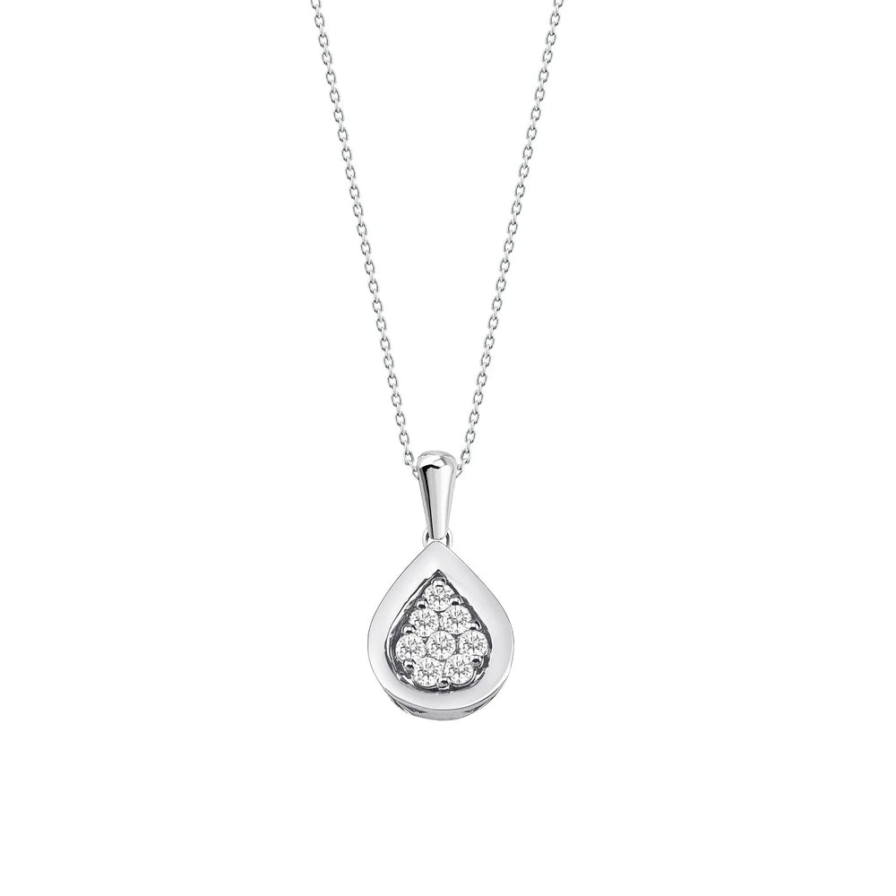 0.28 Carat Design Diamond Necklace